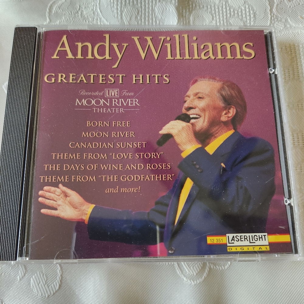 Andy Williams Greatest Hits Live CD!